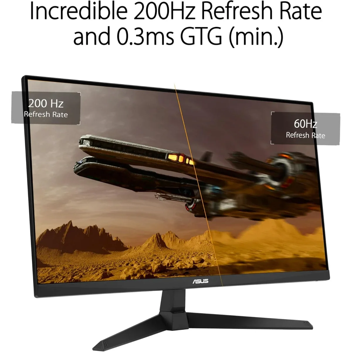 شاشة ألعاب Asus TUF VG259Q5A مقاس 25 إنش Fast IPS بدقة Full HD ومعدل 200Hz وزمن 0.3ms - Thumbnail 3