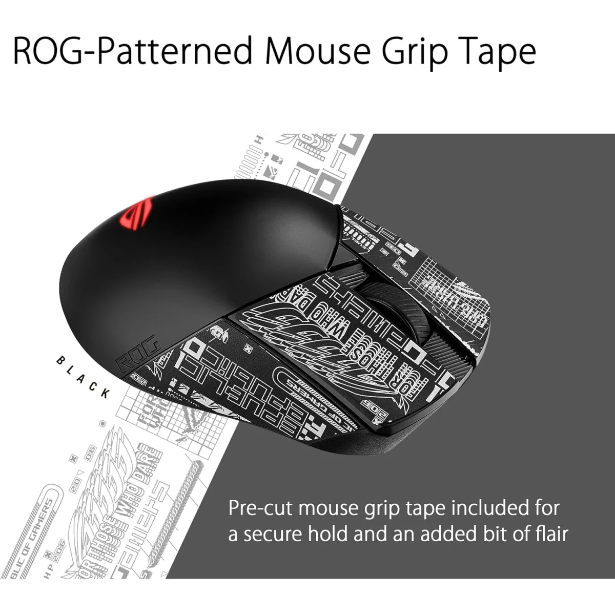 Asus ROG Gladius III Wireless AimPoint Gaming Mouse, 36000 DPI, Black - Thumbnail 8