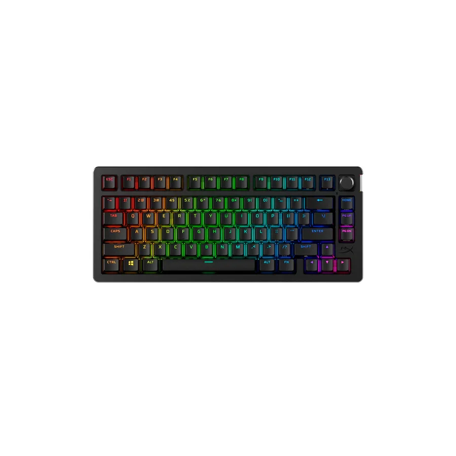 Hyper X Alloy Rise 75 Wireless Mechanical Gaming Keyboard, Black, USA Model, No Warranty – 91Y91AA