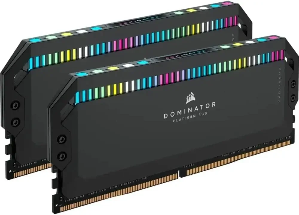 رامات Corsair Dominator Platinum RGB DDR5 بسعة 64GB (2x32GB) بسرعة 6400MHz CL32 - Image 2