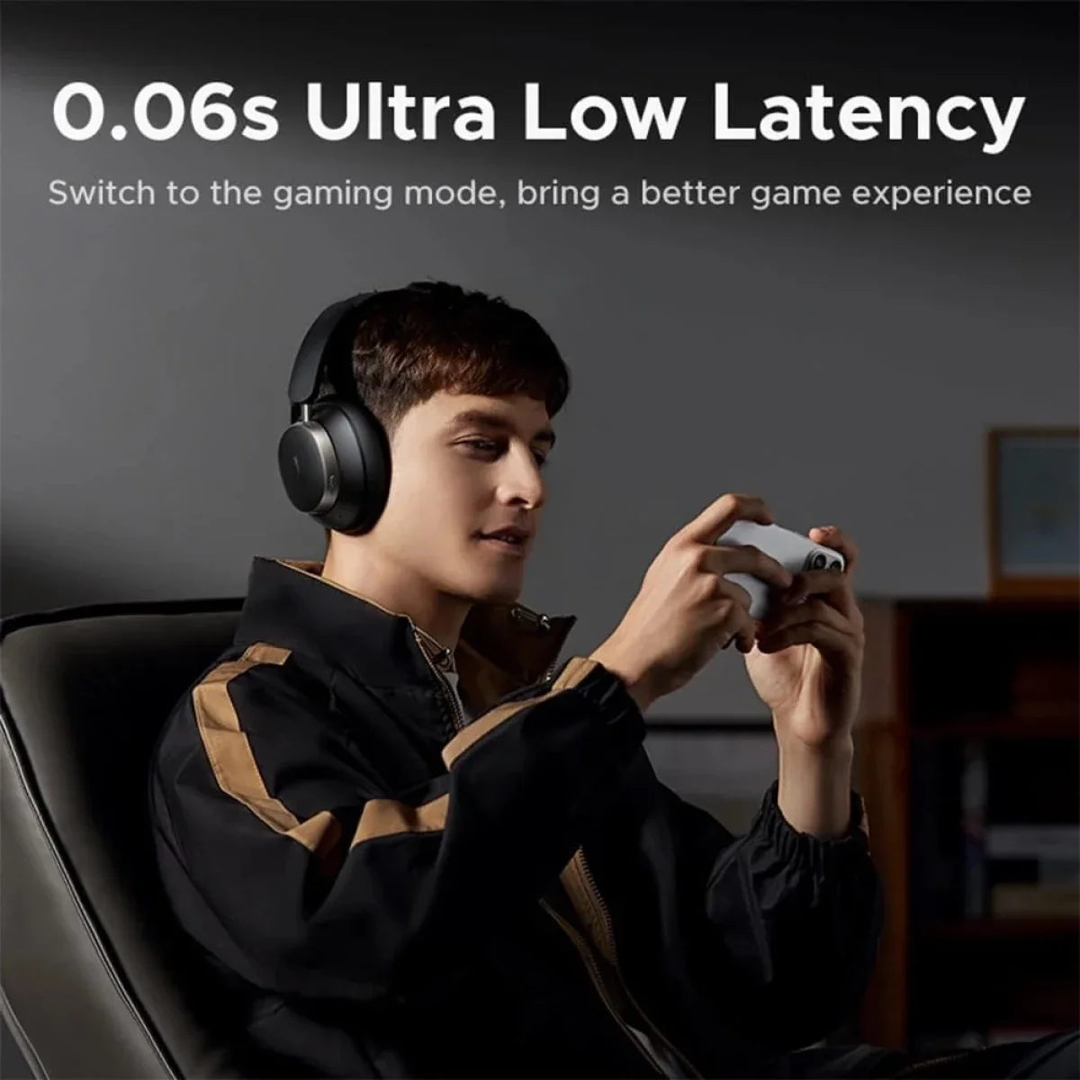 Ugreen HiTune Max6 Studio Pro Wireless Over-Ear Headphones with Adaptive ANC, Black (55687) - Image 6