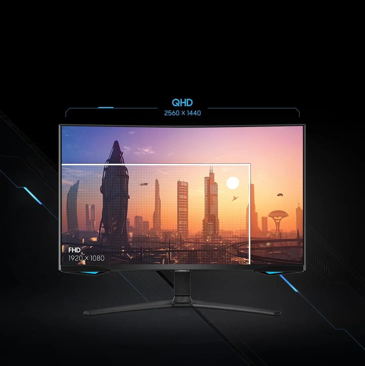 Samsung Odyssey G6 BG650 Smart Tizen 32-inch QHD 240Hz 1ms HDR600 Gaming Monitor - Image 6