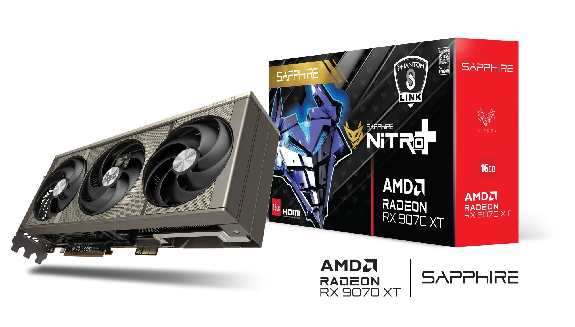 كرت شاشة SAPPHIRE NITRO+ Radeon RX 9070 XT Gaming OC بسعة 16GB GDDR6 - Image 6