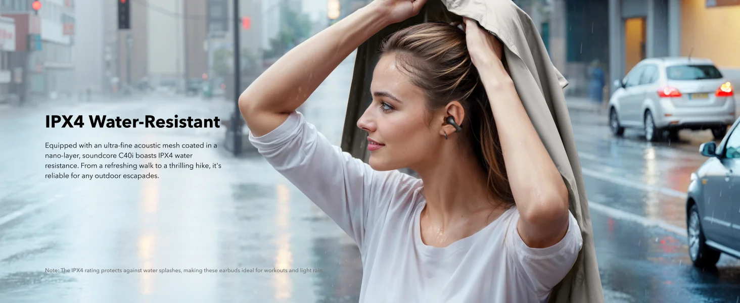 سماعات أذن Anker Soundcore C40i مفتوحة بتصميم مشبك وأزرار تحكم - أسود - Thumbnail 22