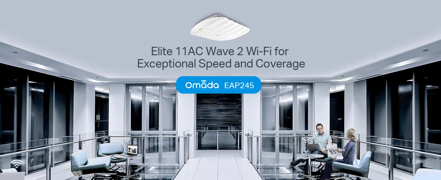 TP-LINK Omada EAP245 AC1750 Wireless Gigabit PoE Access Point - Thumbnail 3