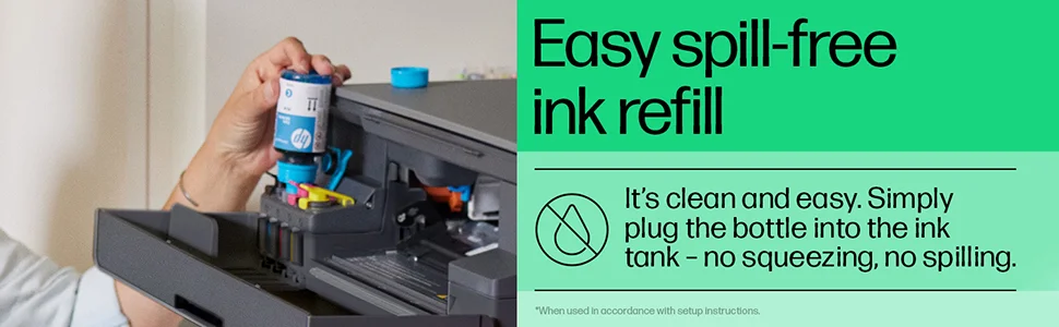 طابعة HP Smart Tank 581 الكل في واحد لاسلكية بخزان حبر ملونة - Thumbnail 10