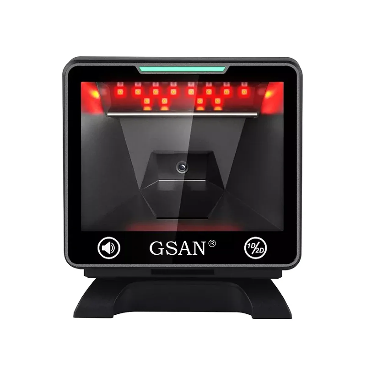 ماسح باركود مكتبي دون استخدام اليدين GSAN GS-A901 يدعم 1D و2D