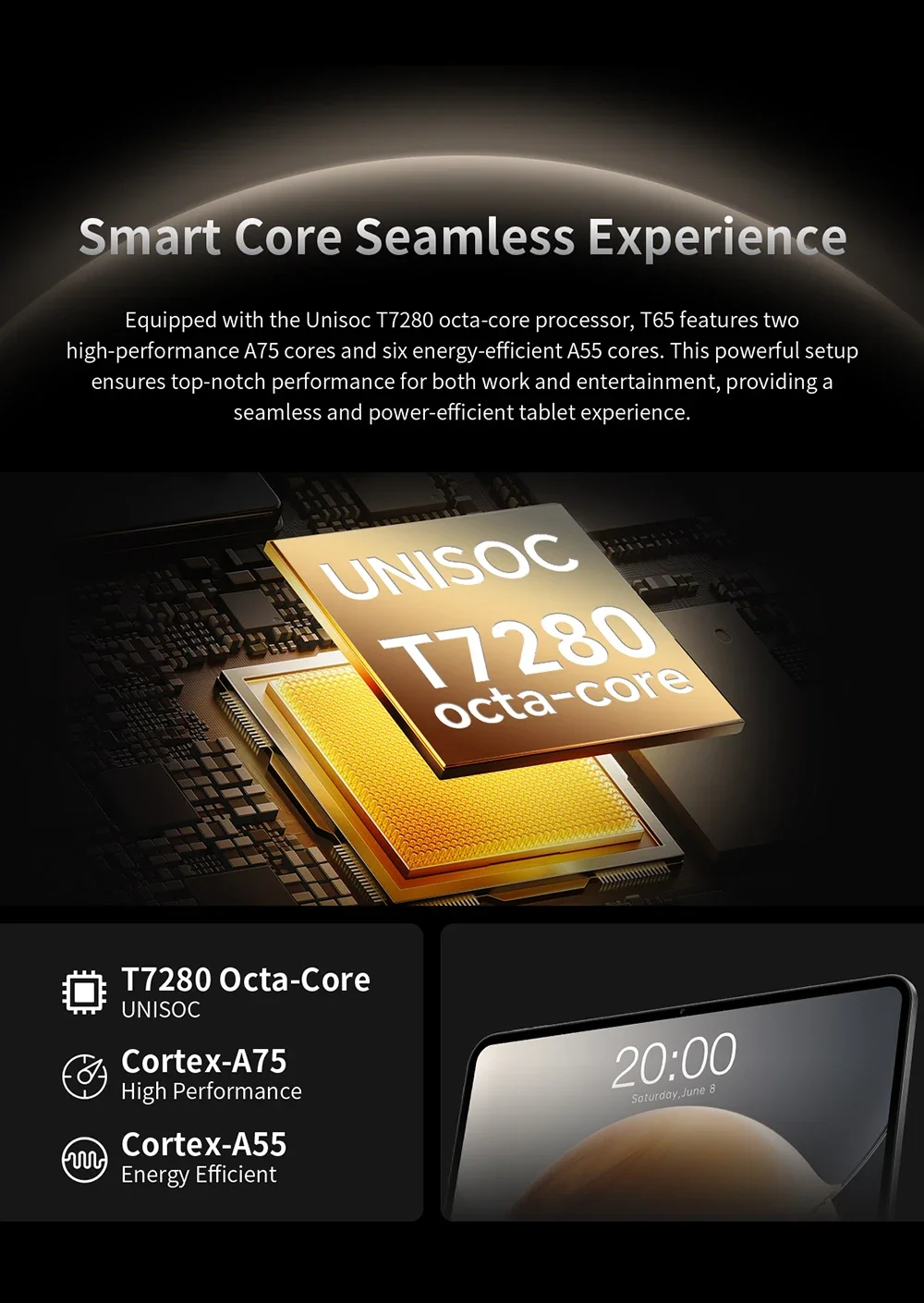 TECLAST T65 (2025) 13.4-inch 120Hz Android 16 Wi-Fi & LTE Tablet, 256GB, Gray - Thumbnail 18
