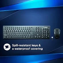 مجموعة لوحة مفاتيح وفأرة لاسلكية Lenovo 100 بتخطيط عربي/إنجليزي - Image 5
