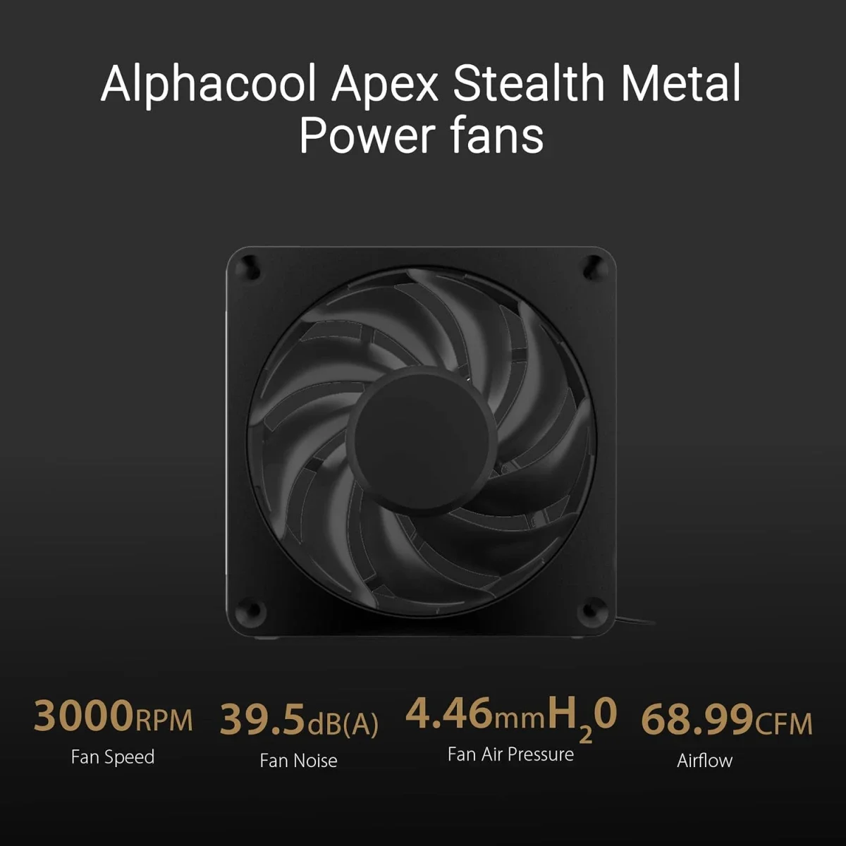 مبرد معالج مائي Asus ProArt LC 360 براديتر 360 مم و3 مراوح Alphacool 120 مم PWM بسرعة 3000 RPM - Image 6