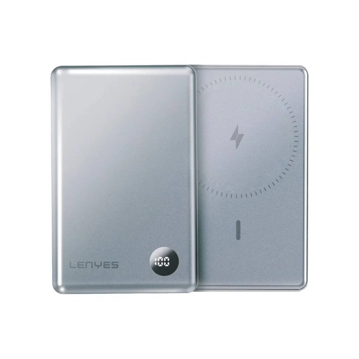 باور بانك مغناطيسي لاسلكي Lenyes PW037D بسعة 5000mAh وشحن 15W ومخرج USB-C 20W - Image 2
