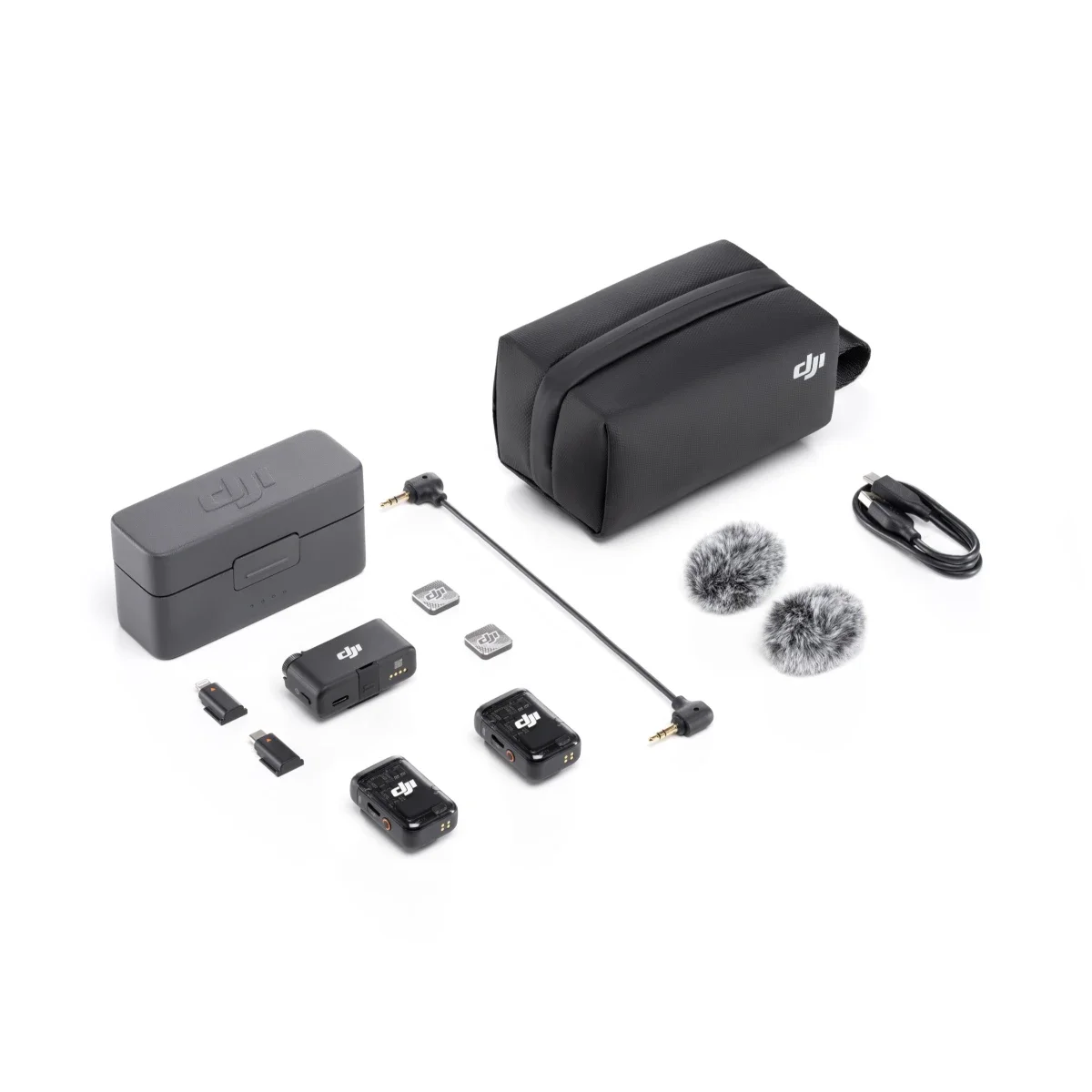 DJI Mic 2 Wireless Lavalier Microphone with Charging Case, 48kHz 32-Bit Float, 250m Range, 18H Battery - Thumbnail 10
