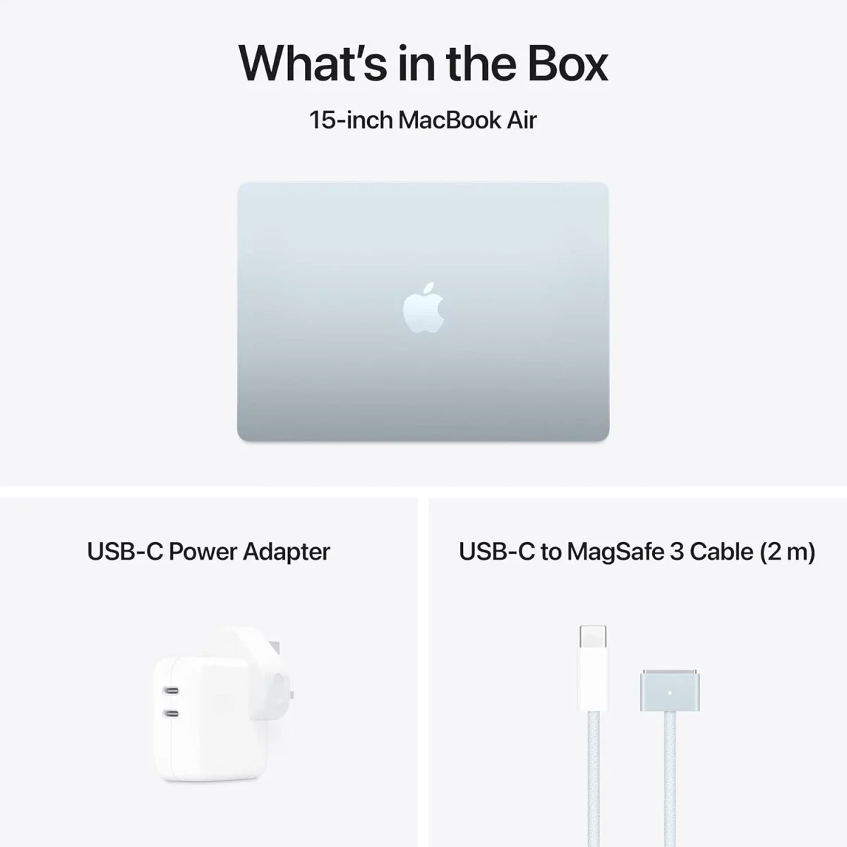 Apple MacBook Air 15 (2025) M4 10-Core CPU & GPU, 24GB RAM, 512GB SSD, Sky Blue - Thumbnail 7