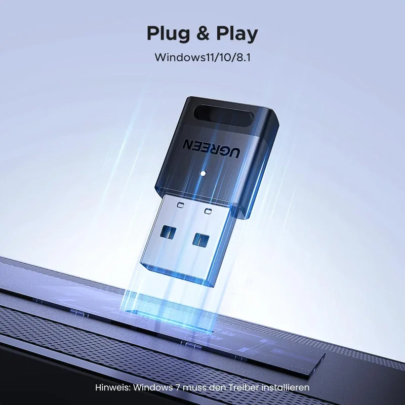 محول بلوتوث Ugreen 45134 USB للكمبيوتر بإصدار 5.4 - Thumbnail 9