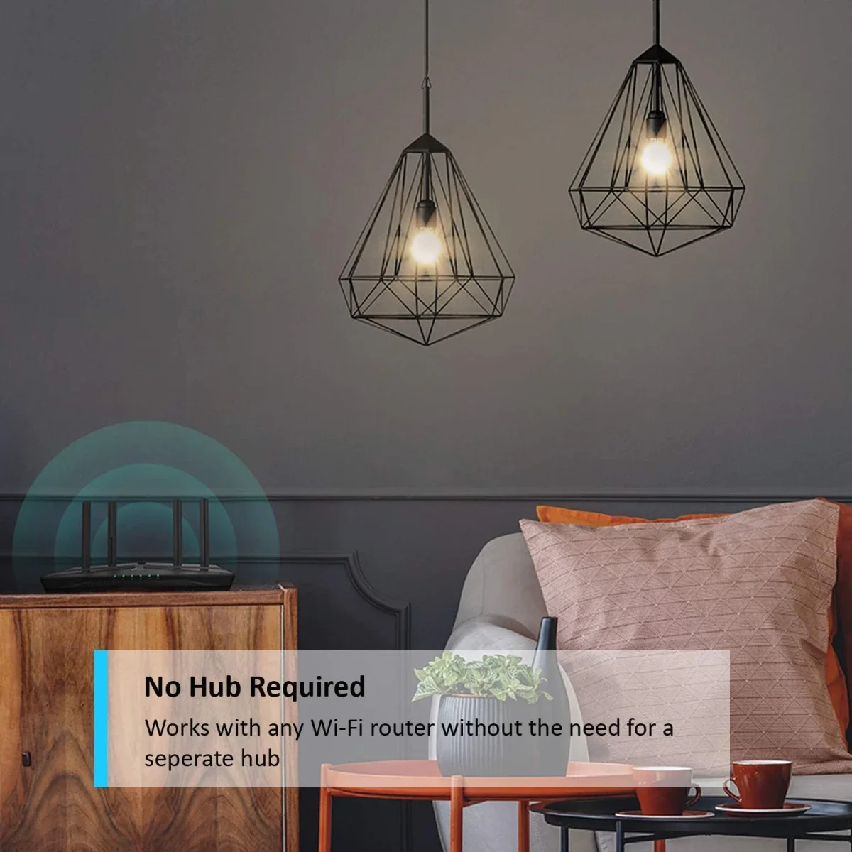 TP-LINK Tapo L510E Smart Wi‑Fi Light Bulb 800 Lumens 60W Equivalent 2700K Dimmable Soft Warm White - Image 4