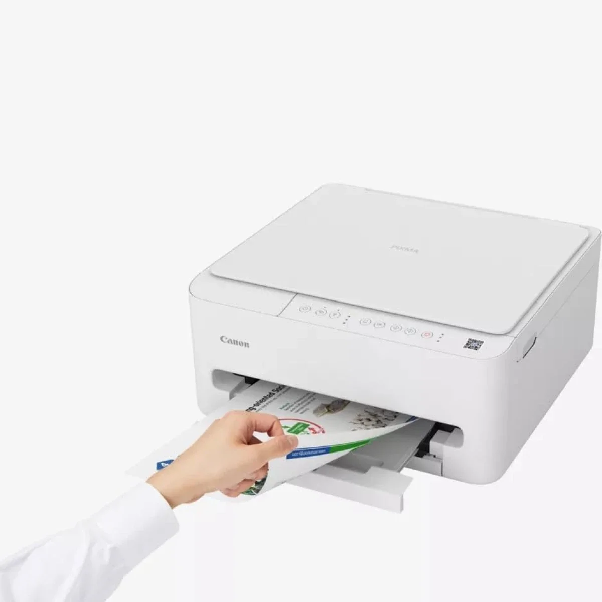 طابعة Canon PIXMA TS4140i نافثة للحبر ملونة لاسلكية 3 في 1 مع طباعة تلقائية على الوجهين - Thumbnail 5