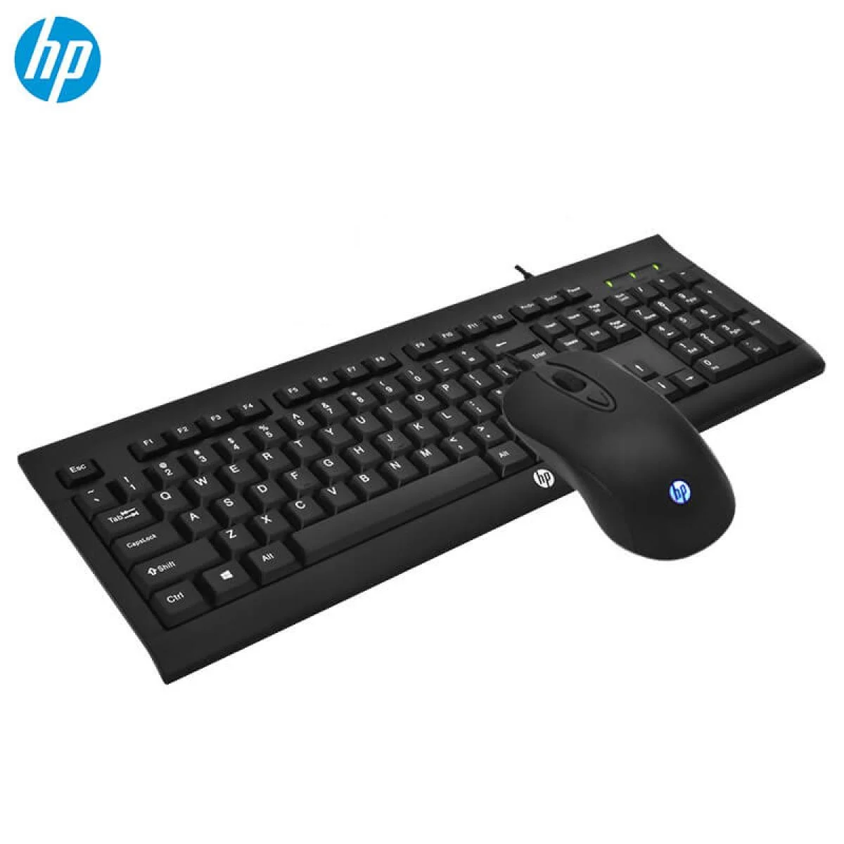 طقم لوحة مفاتيح وماوس ألعاب HP KM100 سلكي USB بمفاتيح غشائية - Image 2