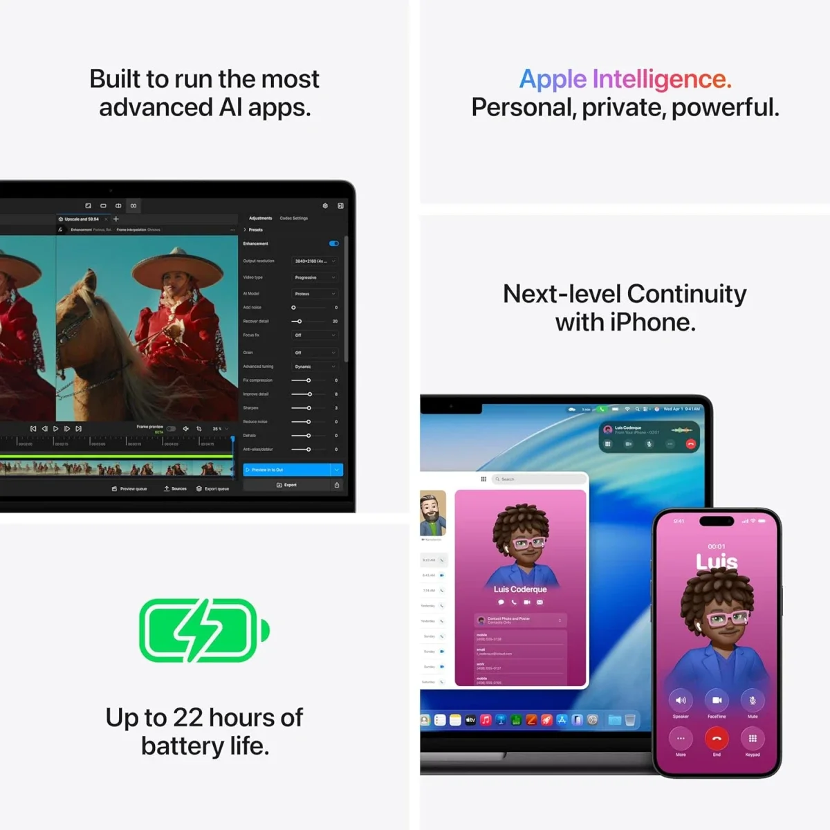 لابتوب Apple MacBook Pro 14.2 إنش (2026) M5 Pro بمعالج 15 نواة وكرت 16 نواة وذاكرة 24GB وتخزين 2TB SSD وتردد 120Hz - Silver - Image 8