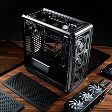 Cooler Master MasterFrame 600 Black ATX Mid-Tower Case with 420mm AIO Support - Image 19