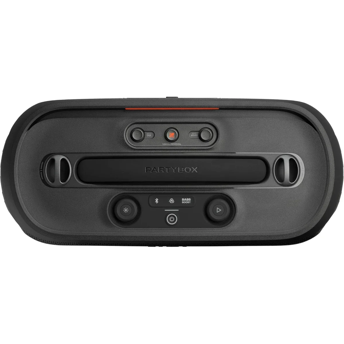 JBL PartyBox On-The-Go 2 Portable Party Speaker with Wireless Digital Microphone, Lightshow, 15-Hour Playtime, Black - Thumbnail 6