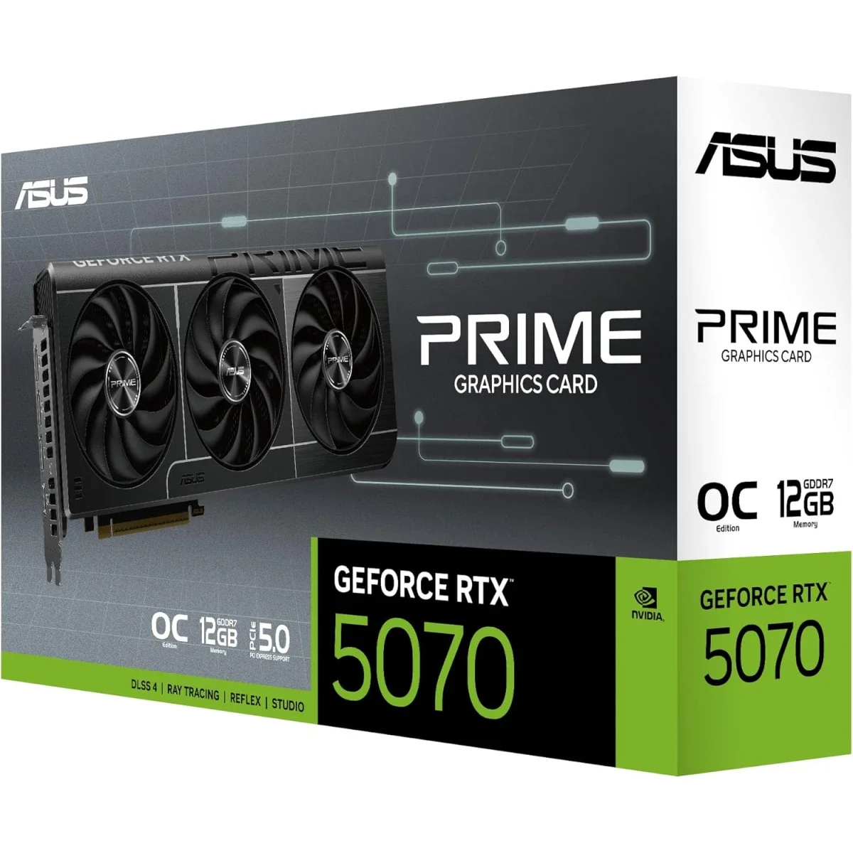 Asus Prime GeForce RTX 5070 OC Edition 12GB GDDR7 Graphics Card