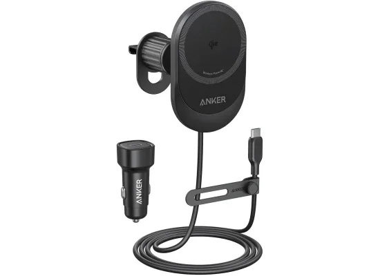 Anker MagGo Qi2 15W Magnetic Wireless Car Charger for iPhone 16/15/14 - Image 7