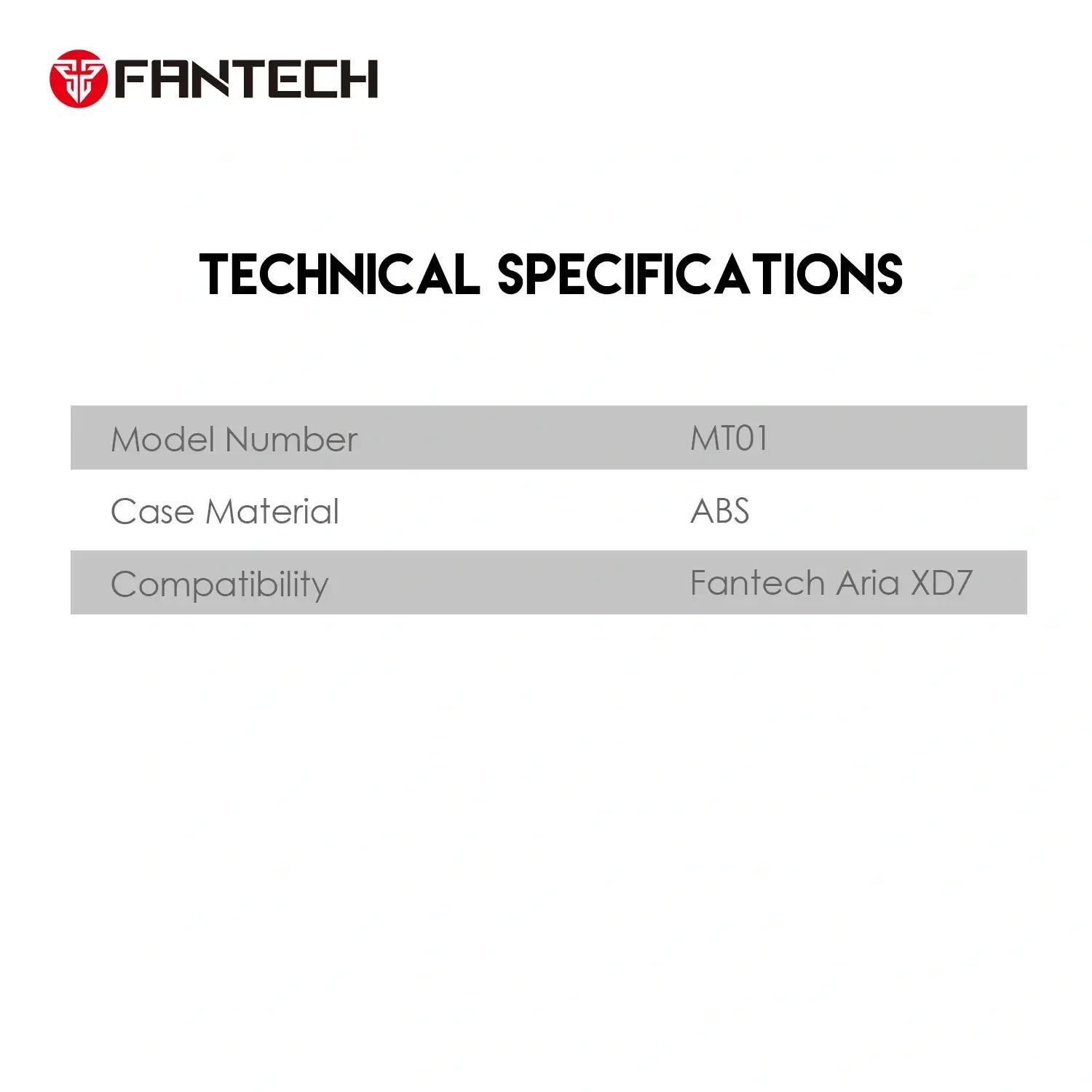 Fantech MT01 Frost Top Shell for Aria XD7 Gaming Mouse - Image 7