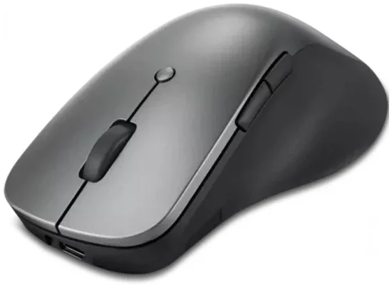 ماوس Lenovo Professional Bluetooth Rechargeable كامل الحجم بدقة 4000 DPI، رمادي Storm Grey - Image 6