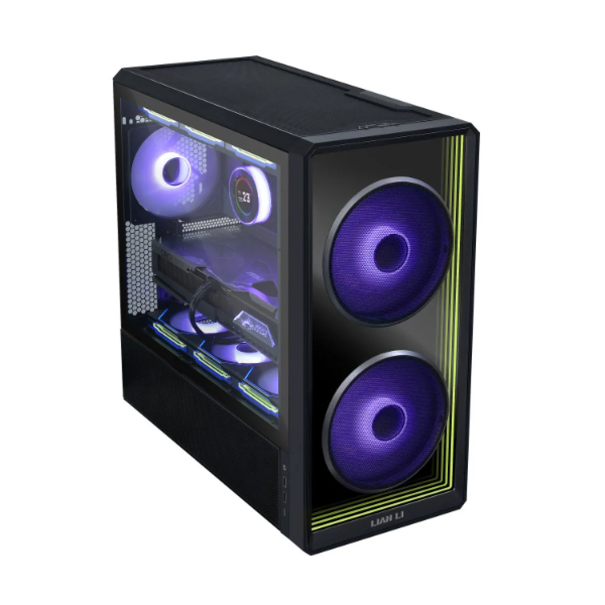 LIAN LI LANCOOL 217INFX Mesh Black ARGB ATX Mid-Tower Gaming Case with Type-C - Thumbnail 2