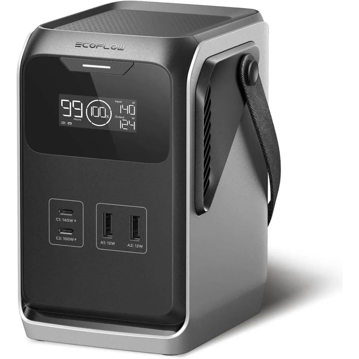 محطة طاقة محمولة EcoFlow TRAIL 200 بسعة 192Wh وبطارية LiFePO4 وإخراج DC بقدرة 220W