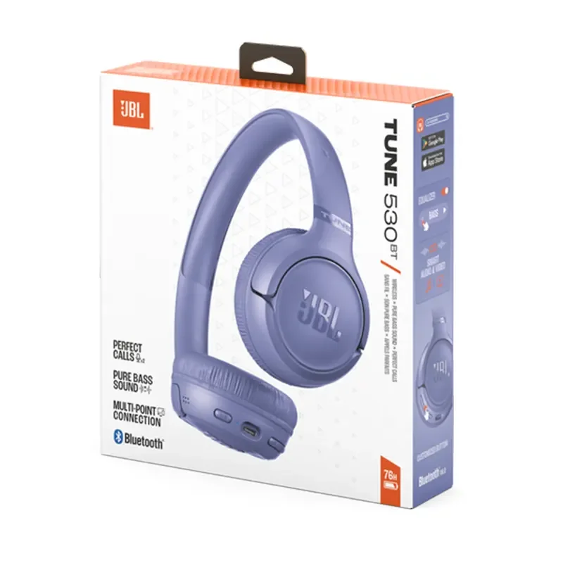 JBL Tune 530BT Wireless On-Ear Headphones, Lavender JBLT530BTLAV - Image 3