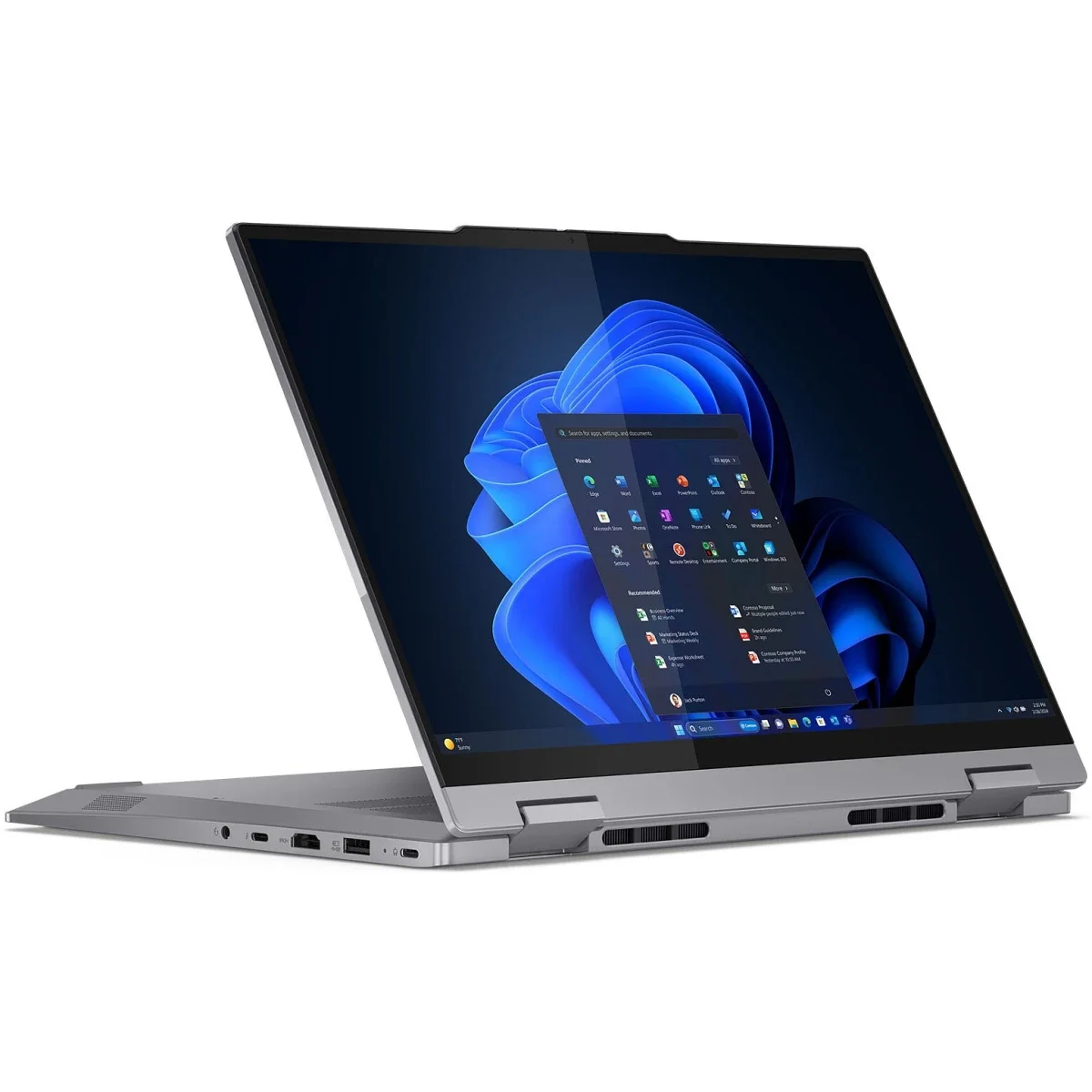 لابتوب Lenovo ThinkBook 14 2-in-1 G5 2025 بمعالج Intel Core Ultra 7 255U وذاكرة 32GB وسعة 1TB SSD وشاشة لمس 14.0 إنش WUXGA لون Luna Grey - Image 6