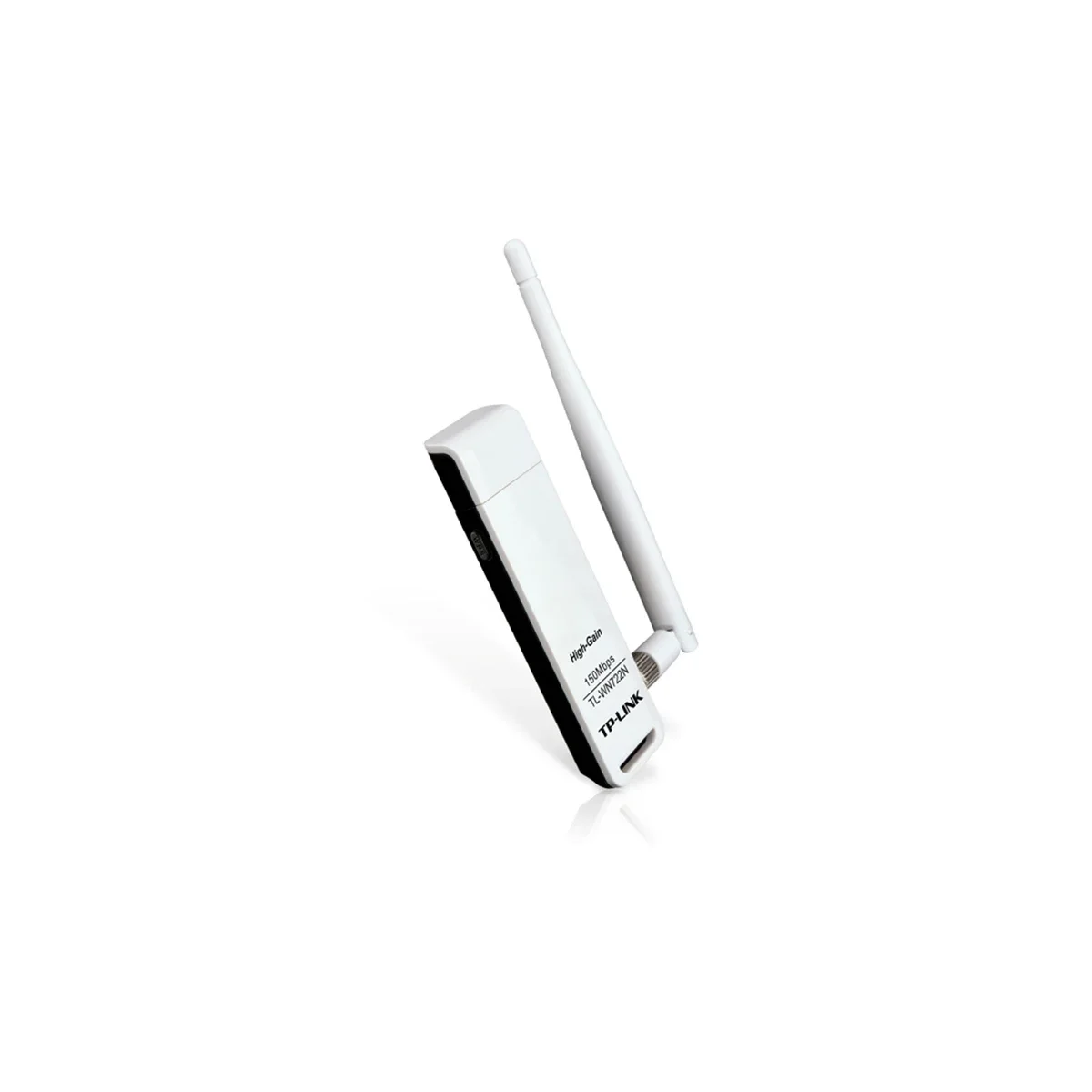 محول USB لاسلكي TP-LINK TL-WN722N عالي الكسب بسرعة 150Mbps - Thumbnail 2