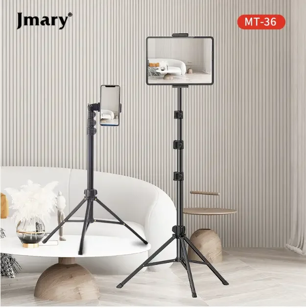 عصا سيلفي وحامل ثلاثي للهاتف Jmary MT-36 قابل للتمديد 1.7 متر من الومنيوم 67 انش