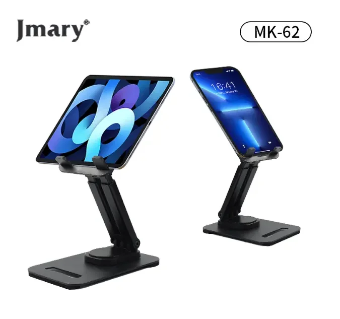 حامل مكتبي للموبايل والتابلت JMARY MK-62 قابل للطي مع دوران 360°