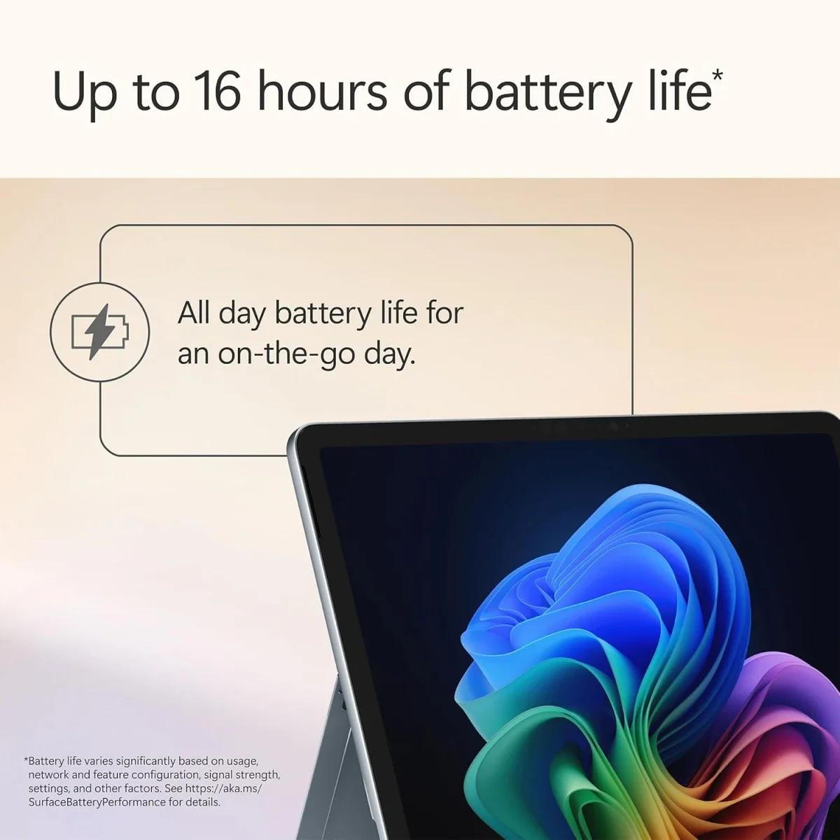لابتوب 2 في 1 بشاشة لمس Microsoft Surface Pro 12 (2025) Copilot+ PC مقاس 12.0 إنش Snapdragon X Plus ثماني النواة 16GB RAM 512GB SSD 90Hz Platinum - Image 8