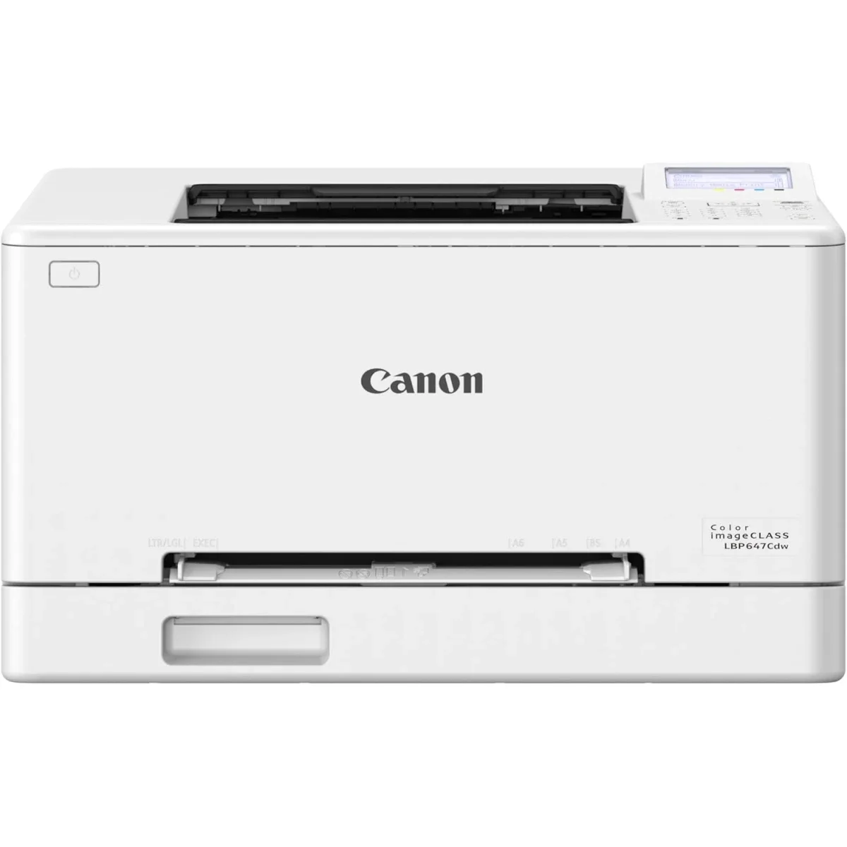 طابعة Canon LBP647Cdw ليزر ملونة لاسلكية مزدوجة الوجه A4 بسرعة 26 PPM، أبيض
