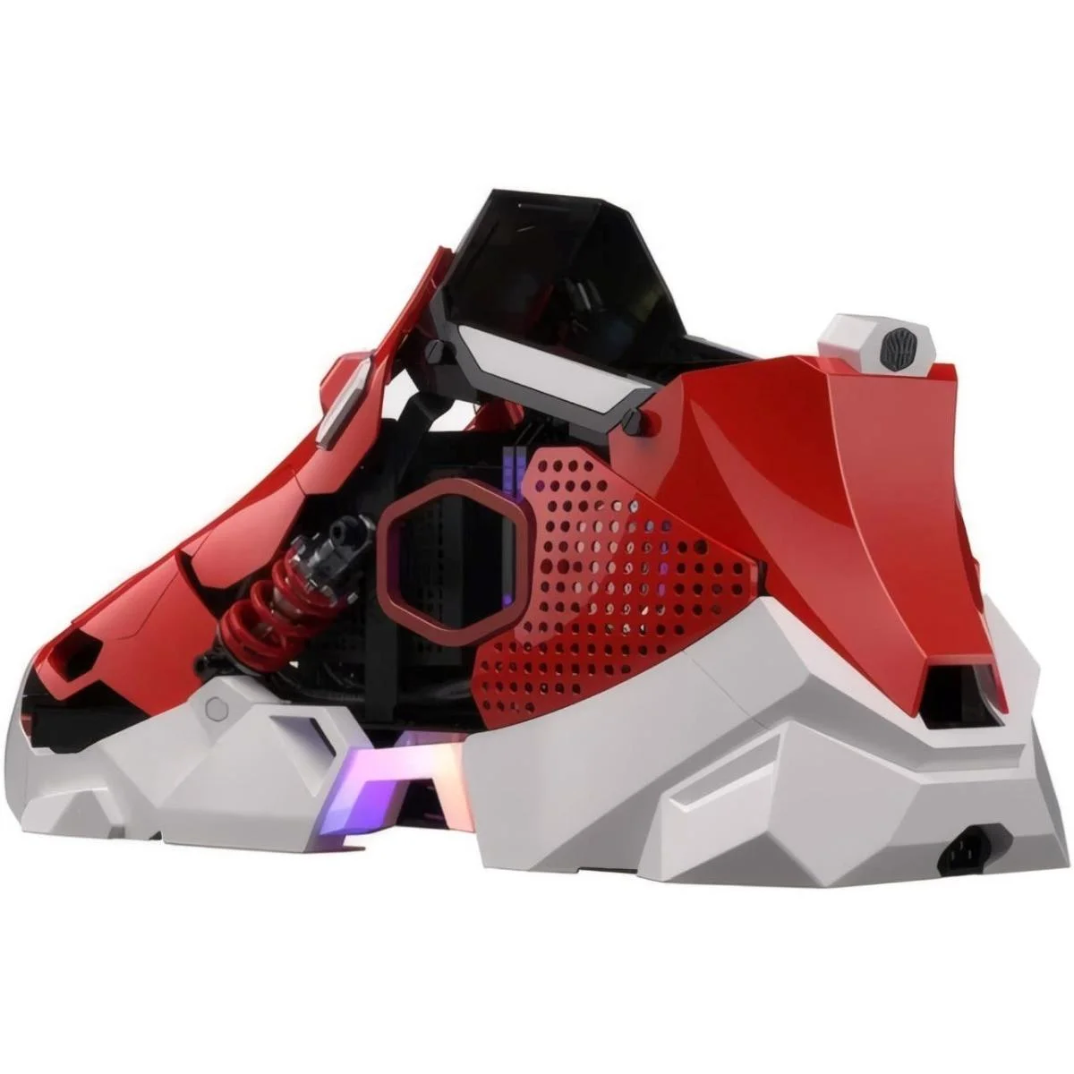 Cooler Master Sneaker X Red Mini-ITX Gaming PC Case with 850W PSU and 360mm AIO - Thumbnail 3