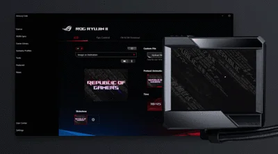 مبرد سائل للمعالج Asus ROG Ryujin II 240 AIO مع راديتر 240 مم وشاشة 3.5 إنش LCD - Image 11
