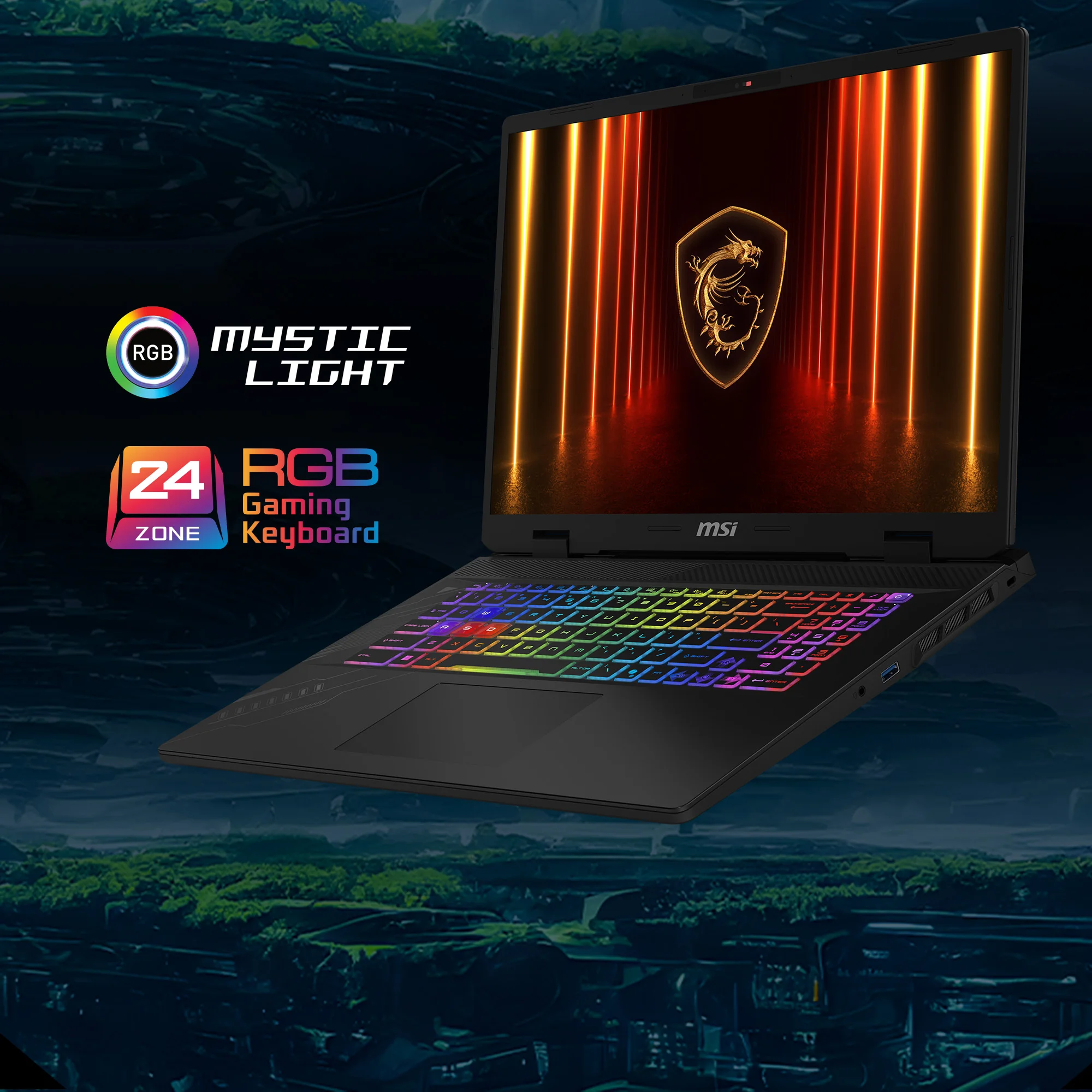 MSI Crosshair 17 HX AI (2025) D2XWGKG Gaming Laptop 17.0-inch 2.5K 240Hz Intel Core Ultra 9 275HX RTX 5070 16GB RAM 1TB SSD Cosmos Gray - Thumbnail 14