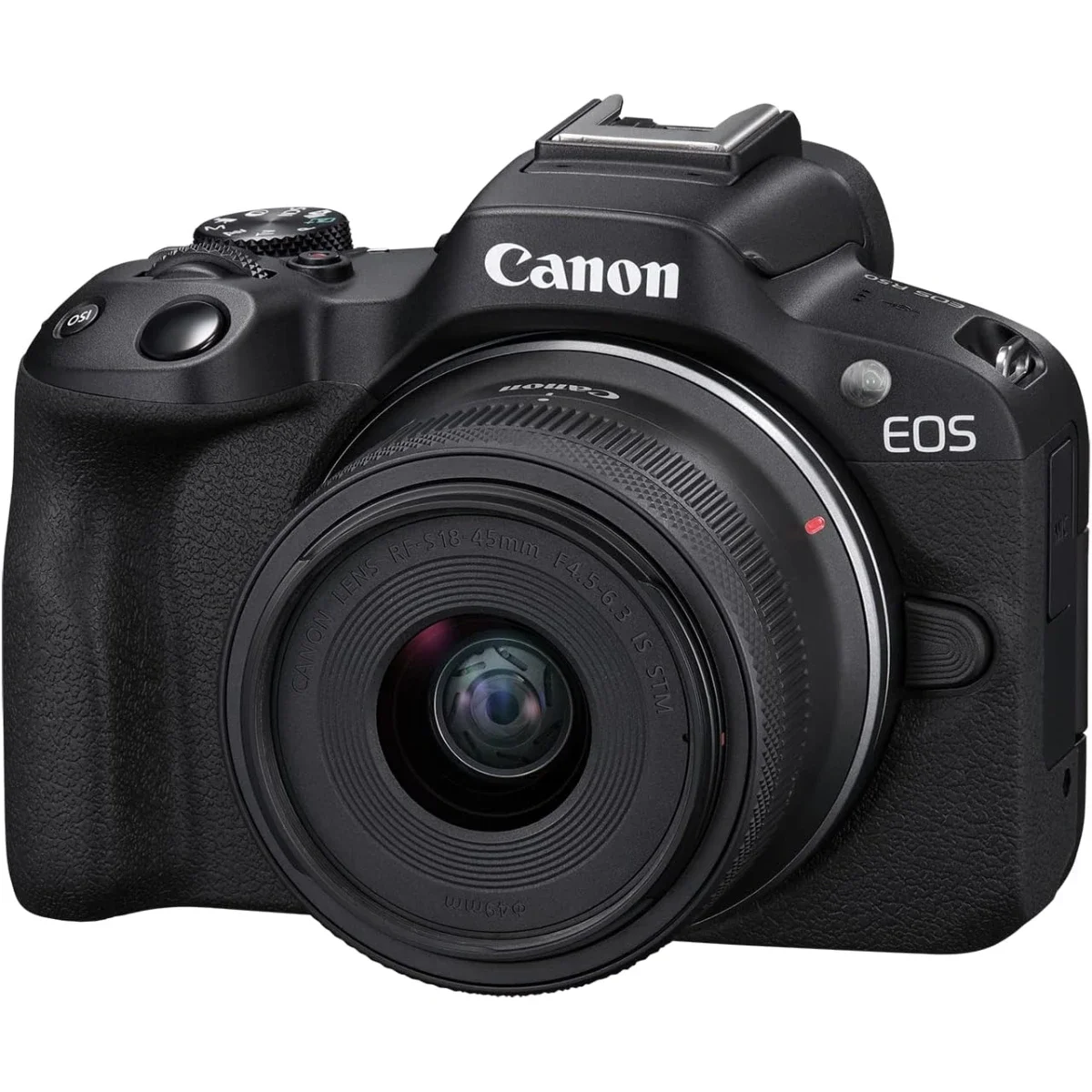 كاميرا Canon EOS R50 بدون مرآة لصناعة المحتوى 24.2 MP 4K مع عدسة RF-S 18-45mm - Thumbnail 3