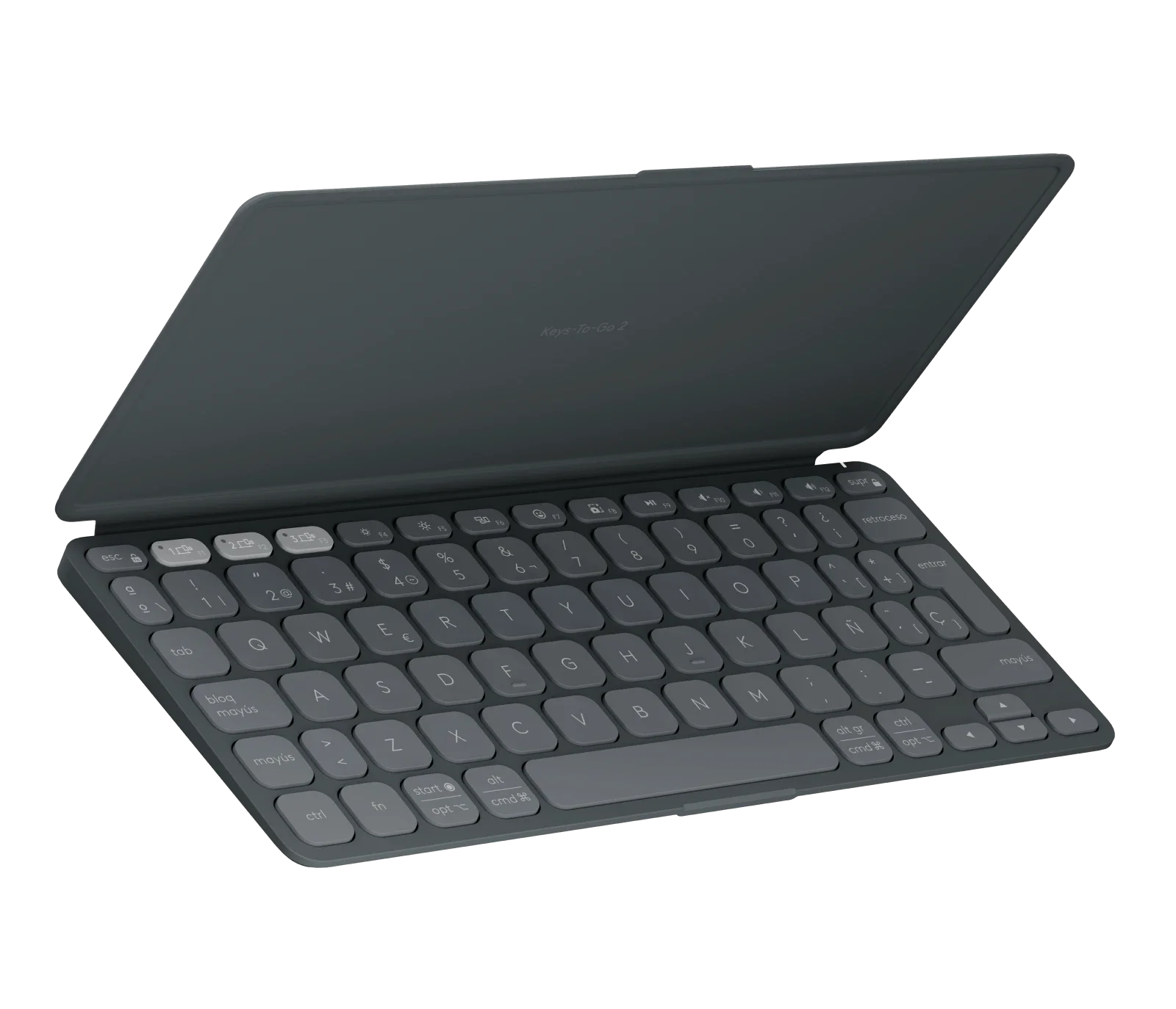 Logitech Keys-To-Go 2 Portable Bluetooth Tablet Keyboard with Built-in Cover - Thumbnail 4