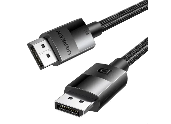Ugreen 25862 DisplayPort 2.1 Gaming Cable 3m, 80Gbps VESA Certified, 16K 60Hz, 8K 240Hz, 4K 240Hz, DP Male to Male - Image 4