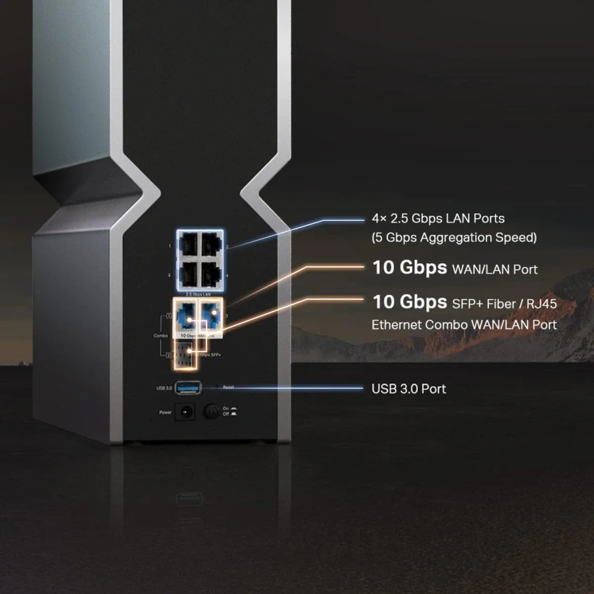 راوتر TP-LINK Archer BE800 ثلاثي النطاق BE19000 Wi‑Fi 7 - Thumbnail 4