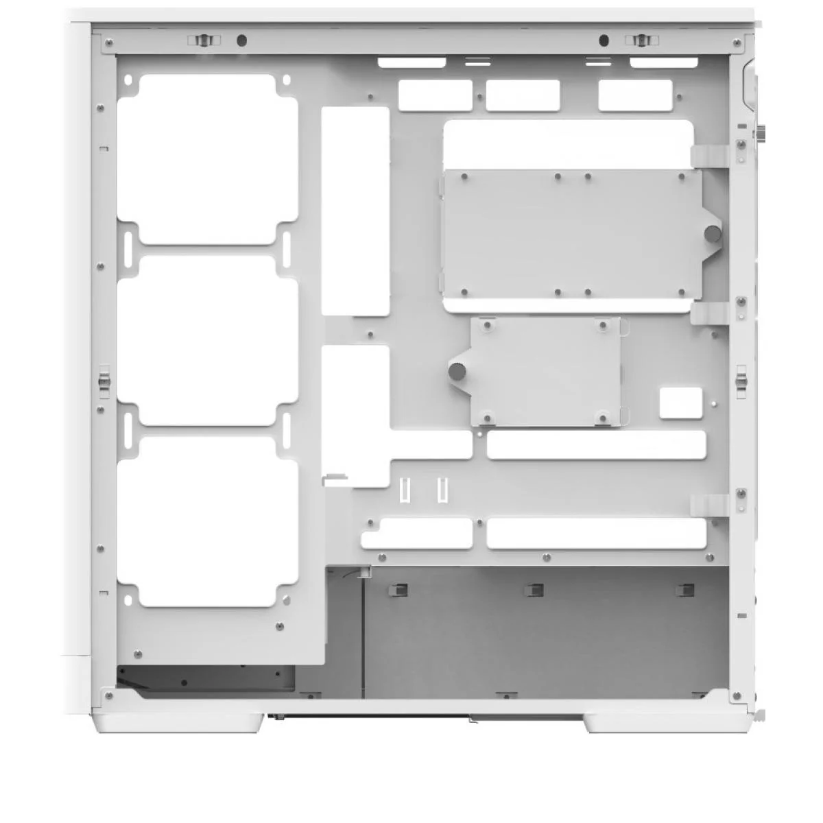 AeroCool D520A White ARGB ATX Mid-Tower Gaming Case with 4 Pre-Installed Fans - Image 3