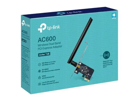 بطاقة واي فاي TP-LINK Archer T2E AC600 PCIe ثنائية النطاق مع هوائي عالي الكسب - Image 5