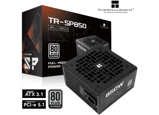 مزود طاقة Thermalright SP-850 Platinum بقدرة 850 واط معياري بالكامل ATX 3.1 - Image 3