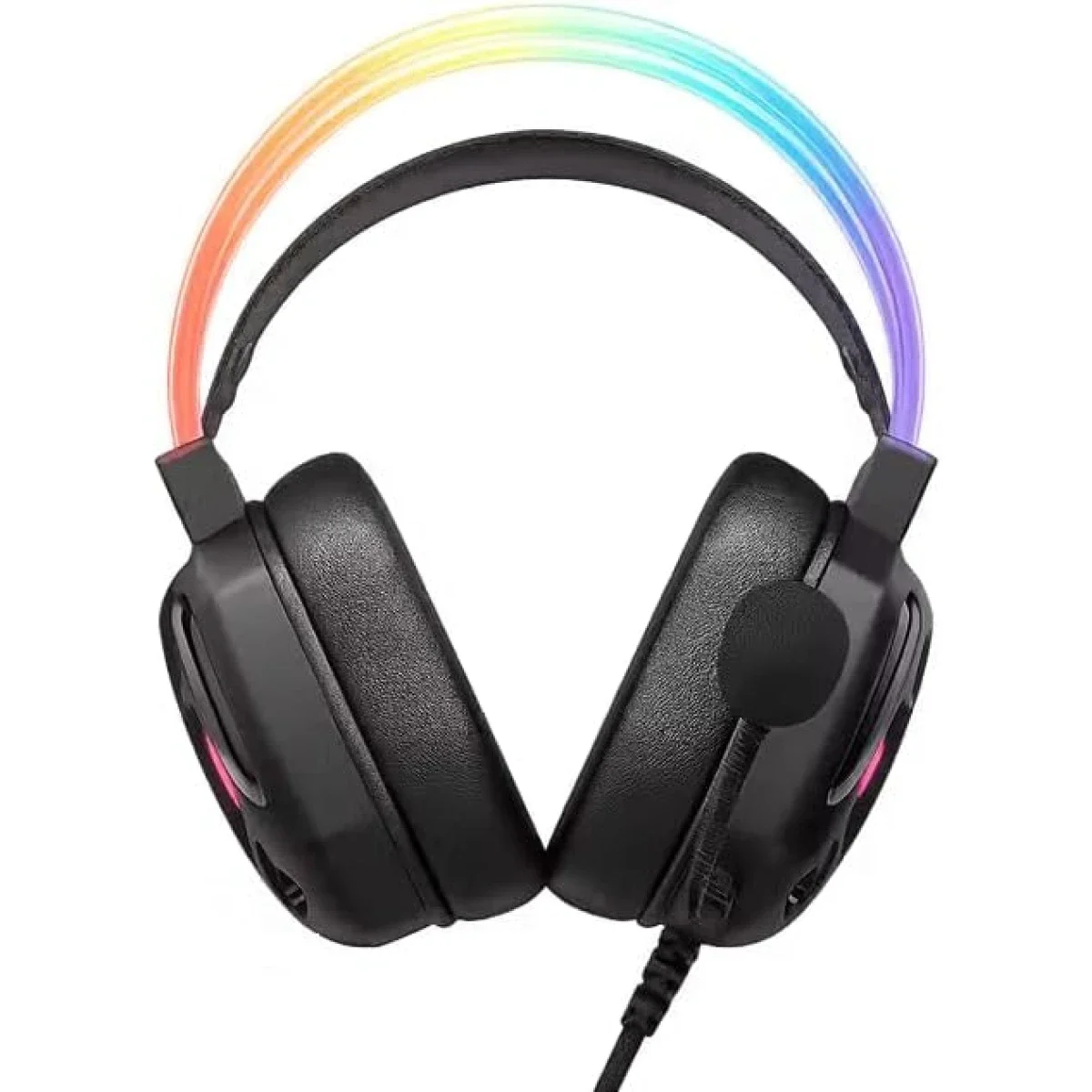 ONIKUMA X89 Gaming Headset with 3.5mm Jack, Surround Sound and RGB Lighting - Black - Thumbnail 2