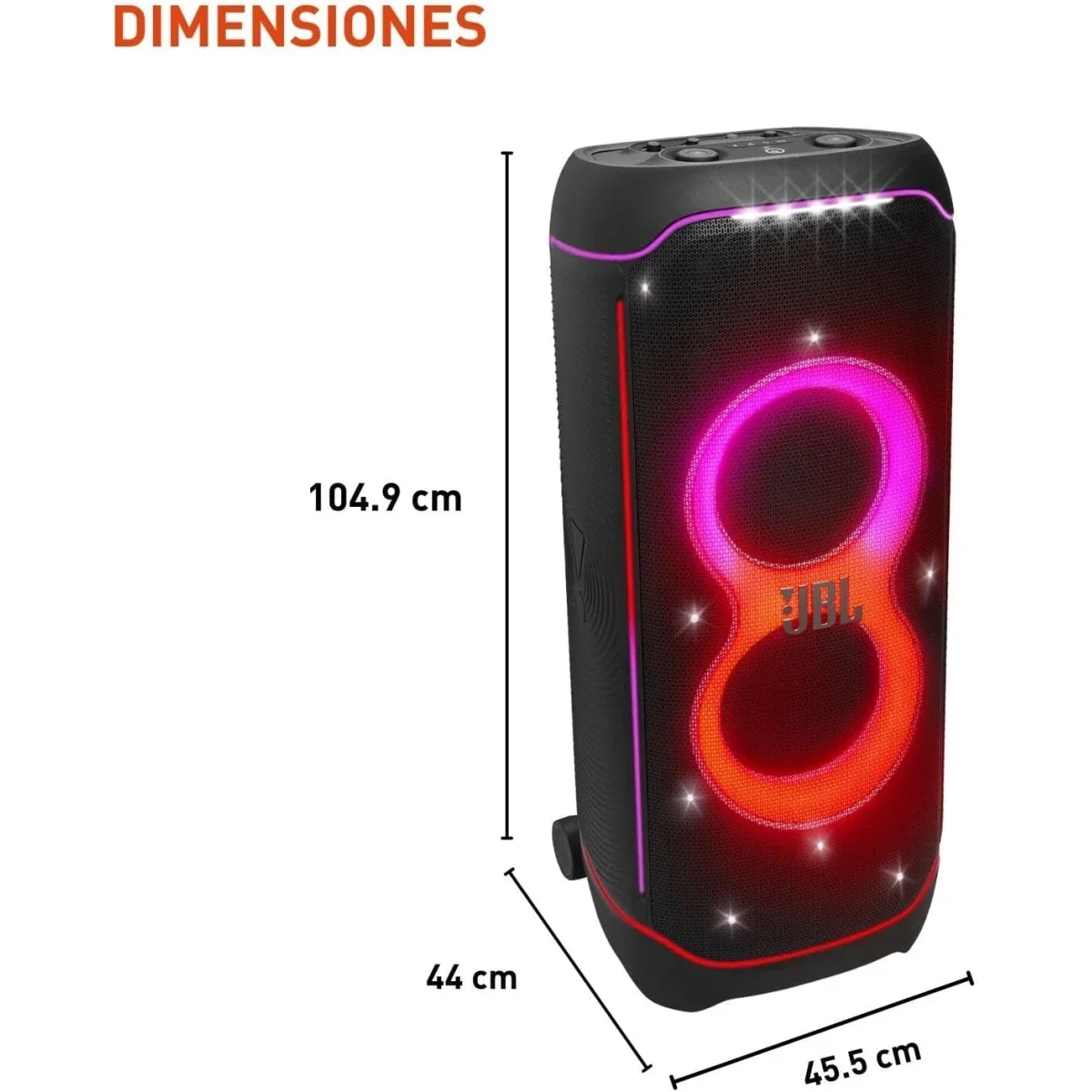 مكبر صوت للحفلات JBL PartyBox Ultimate بقدرة 1100 واط مع Dolby Atmos وWi-Fi 6 وبلوتوث - أسود - Image 5
