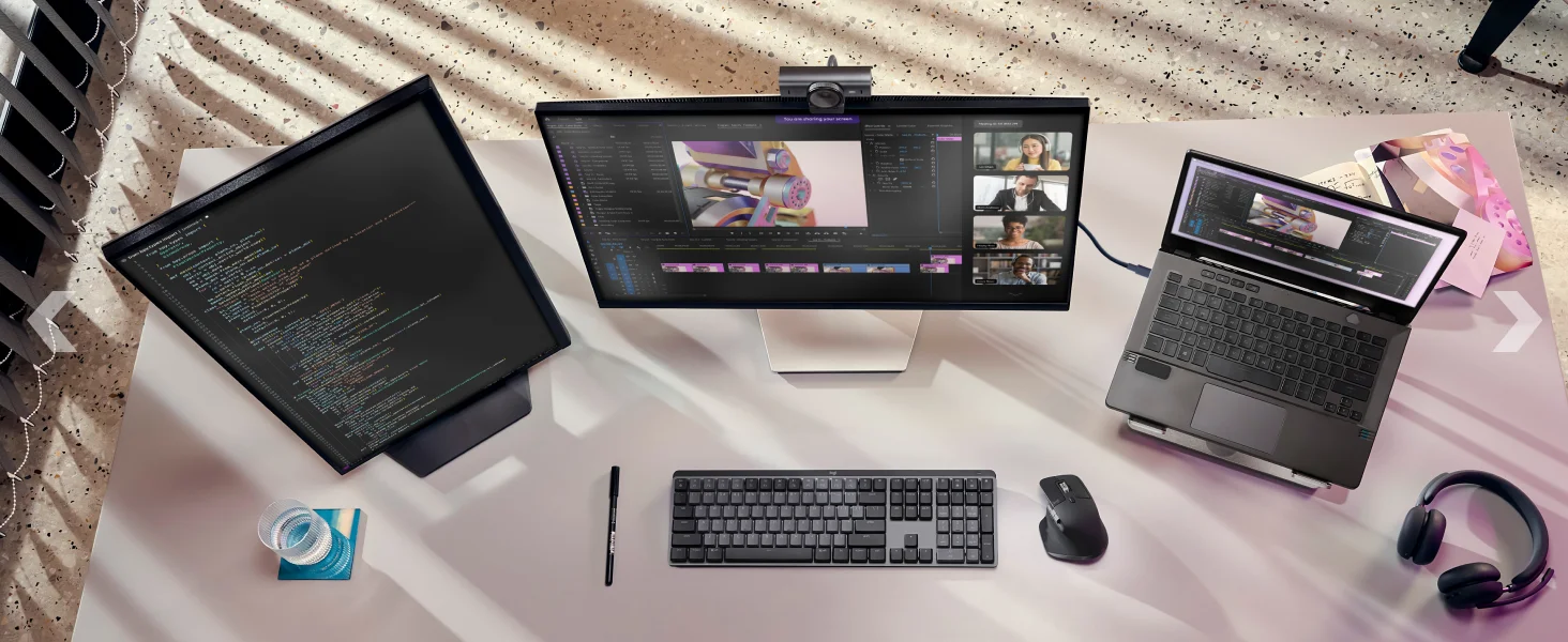 Logitech MX Brio Ultra HD 4K Streaming Webcam, 1080p 60 FPS, Graphite - Thumbnail 17